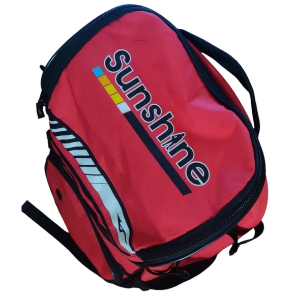 Mizuno Sunshine Organizer Red Backpack - Picture 2 of 10